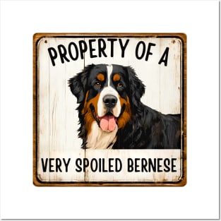 Property of a Bernese Mountain Dog Posters and Art